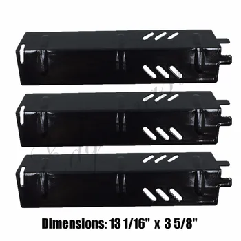 Hisencn 13.1 inch 3pack Porcelain Heat Plate, Heat Tent, Burner Cover, Flavorizer Bar Replacement for Gas Grill Model Backyard
Hisencn 13.1 inch 3pack Porcelain Heat Plate, Heat Tent, Burner Cover, Flavorizer Bar Replacement for Gas Grill Model Backyard