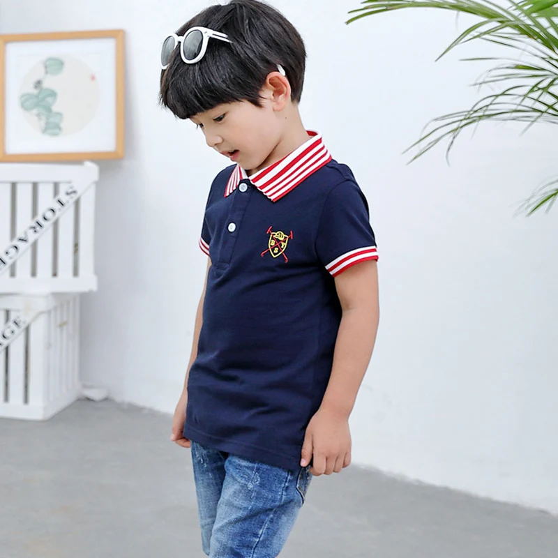 Summer Baby Boy T-shirt Toddler Boy Turn-down Collar Cotton Children Short Sleeve Casual T-shirt Tops Outerwear Boy Clothing Top
Summer Baby Boy T-shirt Toddler Boy Turn-down Collar Cotton Children Short Sleeve Casual T-shirt Tops Outerwear Boy Clothing Top