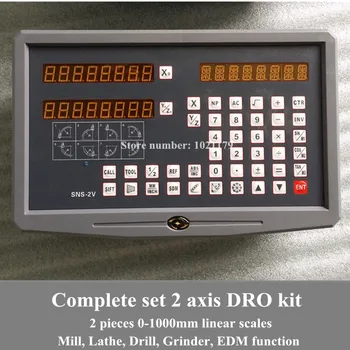 Free shipping lathe / milling / drill / EDM / CNC machine 2 axis digital readout DRO and linear scale / linear sensor
Free shipping lathe / milling / drill / EDM / CNC machine 2 axis digital readout DRO and linear scale / linear sensor