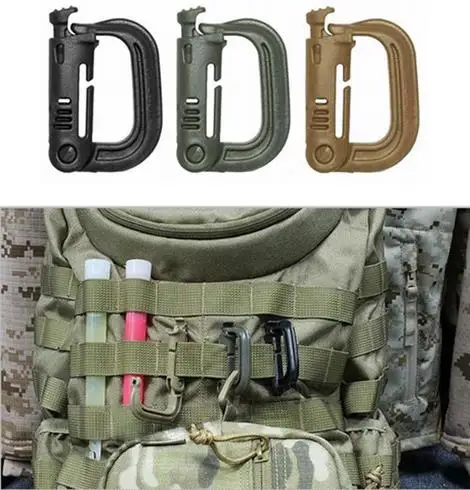 D Locking Ring D Shape Buckle Snap Clip Plastic Key Ring Key Chain Hook Hiking Military Climbing Carabiner Fit Tool ID-HK07
D Locking Ring D Shape Buckle Snap Clip Plastic Key Ring Key Chain Hook Hiking Military Climbing Carabiner Fit Tool ID-HK07