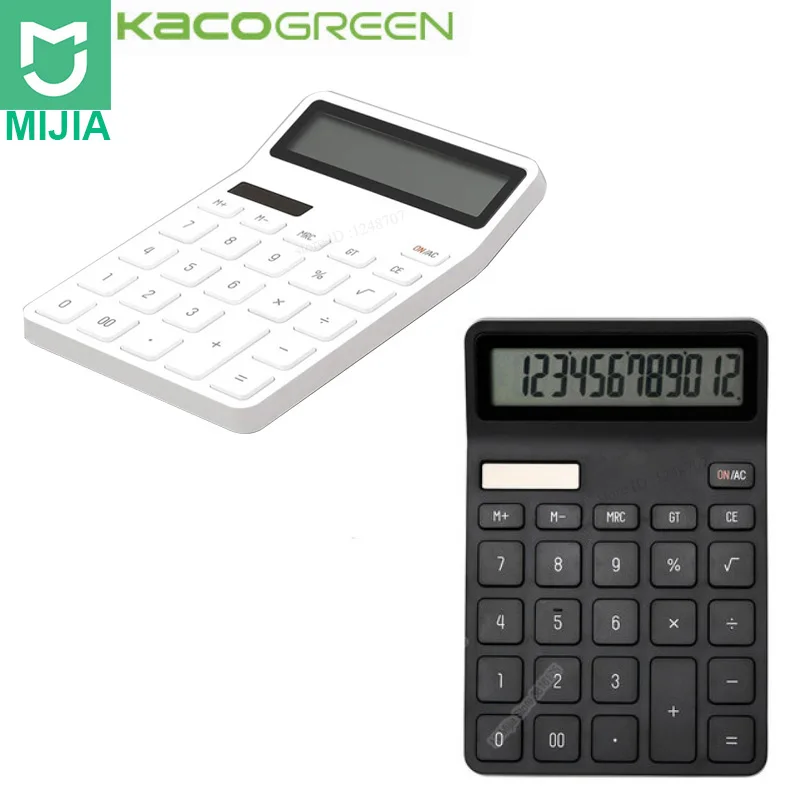 Original Xiaomi LEMO Desktop Calculator Photoelectric Dual Dive 12 Number Display Automatic Shutdown for Office Finance Business
Original Xiaomi LEMO Desktop Calculator Photoelectric Dual Dive 12 Number Display Automatic Shutdown for Office Finance Business