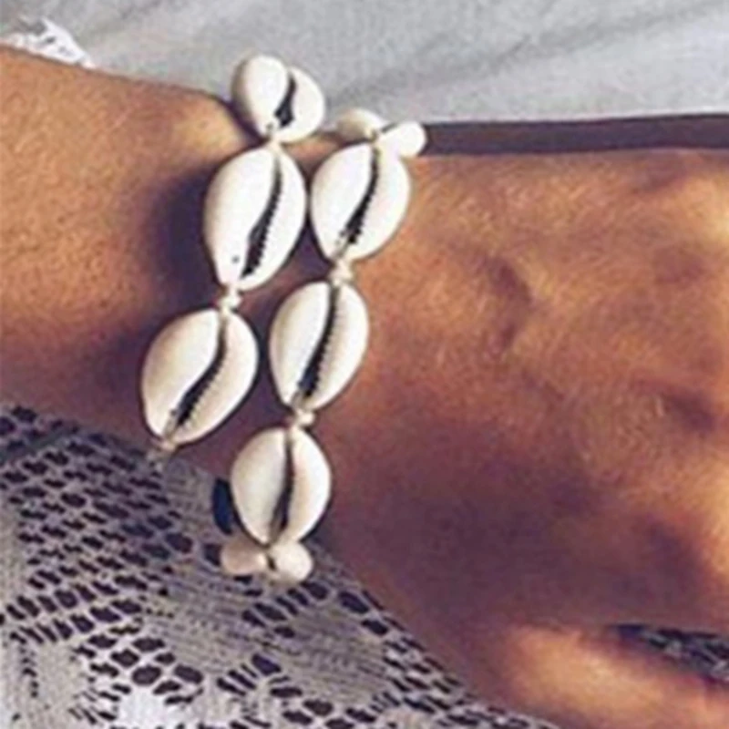 2019 Hot Fashion Cowrie Shell Bracelets for Women Delicate Handmade Adjustable Rope Chain Natural Shell Bead Charm Bracelet
2019 Hot Fashion Cowrie Shell Bracelets for Women Delicate Handmade Adjustable Rope Chain Natural Shell Bead Charm Bracelet
