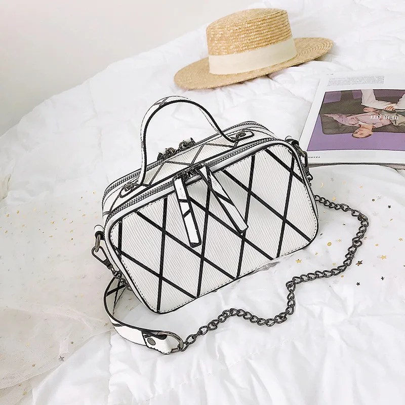 2019 new Double zipper mini messenger bag fashion leather chain Shoulder bag for Women's Crossbody Bags bolsas little bag ladies
2019 new Double zipper mini messenger bag fashion leather chain Shoulder bag for Women's Crossbody Bags bolsas little bag ladies