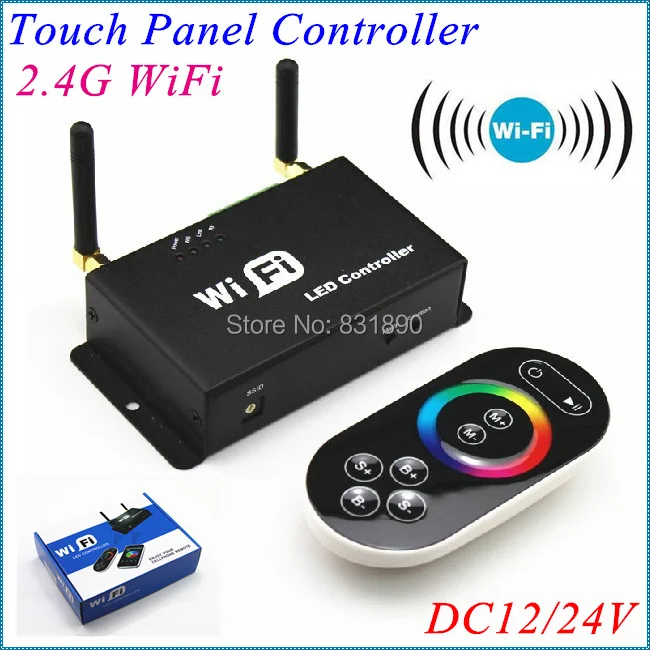 Freeshipping Dual antenna 2.4G WiFi LED Controller RGB controlled by Remote/Mobile/Ipad with Android/IOS system 12V/24V Control
Freeshipping Dual antenna 2.4G WiFi LED Controller RGB controlled by Remote/Mobile/Ipad with Android/IOS system 12V/24V Control