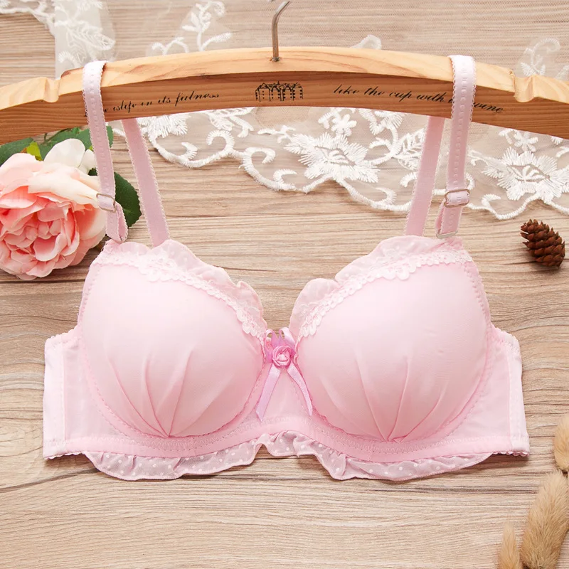 Cute Dot Lace Wire Free Bras Sexy Lace Breathable Comfort Underwear for Students Sexy Push Up Bras for Young Girls Bow Lace Bras
Cute Dot Lace Wire Free Bras Sexy Lace Breathable Comfort Underwear for Students Sexy Push Up Bras for Young Girls Bow Lace Bras