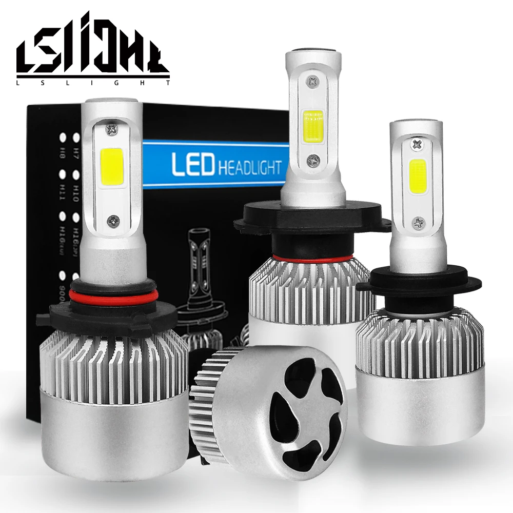 LSlight LED Headlight H7 H4 H1 H11 H3 9007 9004 H13 9005 9006 880 H27 HB2 HB3 HB4 LED Car Bulb 24V 60W 6000K 9600lm Auto Lamps
LSlight LED Headlight H7 H4 H1 H11 H3 9007 9004 H13 9005 9006 880 H27 HB2 HB3 HB4 LED Car Bulb 24V 60W 6000K 9600lm Auto Lamps