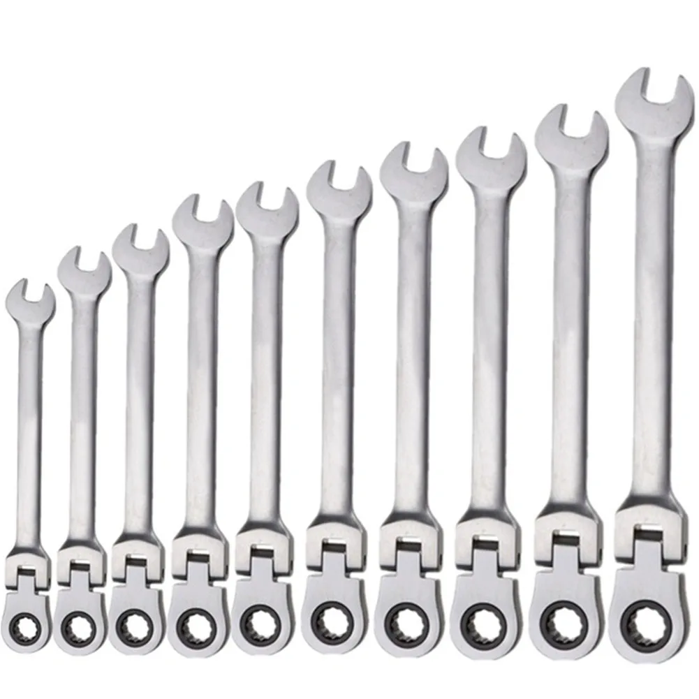 1pc /6Pcs/set Fixed Head Ratcheting Combination Spanner Wrench Sets Hand Tools Ratchet Handle Wrenches 8/9/10/11/12/13mm
1pc /6Pcs/set Fixed Head Ratcheting Combination Spanner Wrench Sets Hand Tools Ratchet Handle Wrenches 8/9/10/11/12/13mm