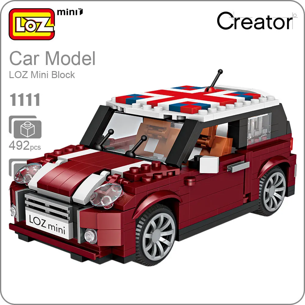 LOZ 1111 Mini Cooper Car Model Building Kits 1:24 Building Blocks Technic Vehicle Car Bricks Educational Toys Christmas Gift
LOZ 1111 Mini Cooper Car Model Building Kits 1:24 Building Blocks Technic Vehicle Car Bricks Educational Toys Christmas Gift
