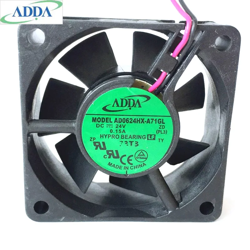 Оригинальный Для ADDA AD0624HX-A71GL DC24V 0.15A 60*60*25 мм инвертор Охлаждающий вентилятор |