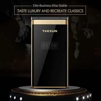 TKEXUN Flip Touch HandwritingScreen 3.0" Display Telephone Speed DialSOS Metal Body Senior Not Smart Mobile Cell Phone
TKEXUN Flip Touch HandwritingScreen 3.0" Display Telephone Speed DialSOS Metal Body Senior Not Smart Mobile Cell Phone