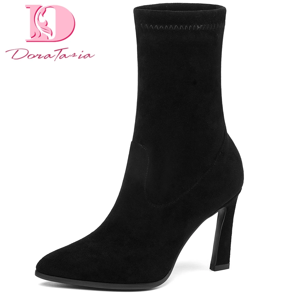 Doratasia Ankle Boots Women Sexy Ladies High Heels Boots Woman Autumn Winter Fashion Leopard Sock Boots Female Large Size 34-43
Doratasia Ankle Boots Women Sexy Ladies High Heels Boots Woman Autumn Winter Fashion Leopard Sock Boots Female Large Size 34-43