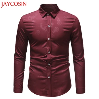 Men camisas para hombre Autumn Winter Fashion Retro Paisley Print Long Sleeve Shirt Top Blouse ST16
Men camisas para hombre Autumn Winter Fashion Retro Paisley Print Long Sleeve Shirt Top Blouse ST16