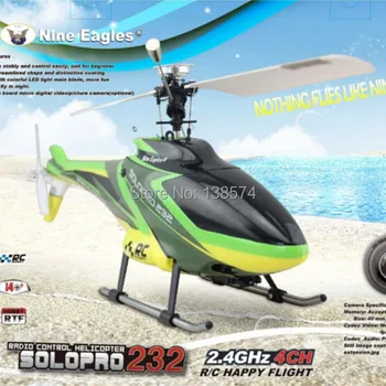 Nine Eagles SOLO PRO 232A 4CH 2.4GHz RC Helicopter with Camera
Nine Eagles SOLO PRO 232A 4CH 2.4GHz RC Helicopter with Camera