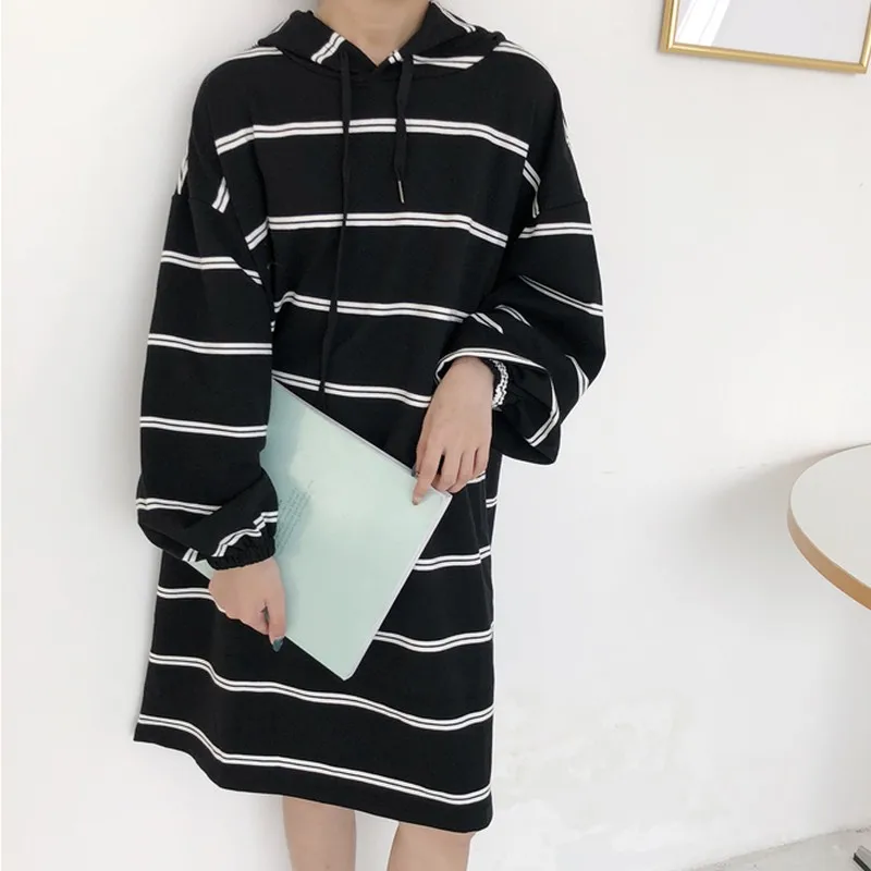 Bf Harajuku Style 2019 Spring Striped Hooded Long Sweatshirt Women Loose Casual Hoodies Friends
Bf Harajuku Style 2019 Spring Striped Hooded Long Sweatshirt Women Loose Casual Hoodies Friends
