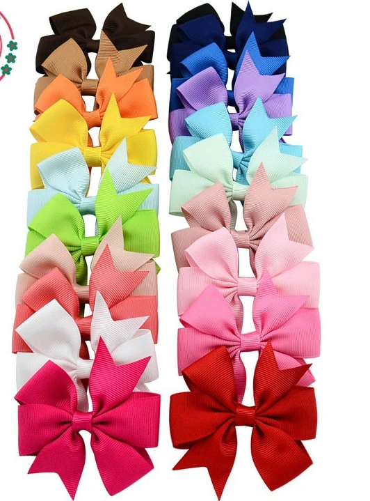 EPACK FREE 20pcs 8*8cm Ribbon Bows Clip solid color bows clip hair baby v rib ribbon bow hair accessories kids headdress
EPACK FREE 20pcs 8*8cm Ribbon Bows Clip solid color bows clip hair baby v rib ribbon bow hair accessories kids headdress