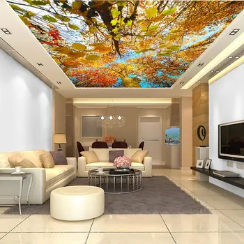 Ceiling Wall Papers 3d Tree Leaf Photo Sky Wall Covering Murals Living Room Bedroom Thicken Self Adhesive Vinyl / Silk Wallpaper
Ceiling Wall Papers 3d Tree Leaf Photo Sky Wall Covering Murals Living Room Bedroom Thicken Self Adhesive Vinyl / Silk Wallpaper