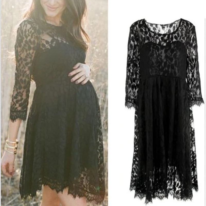 Women Pregnancy Maternity Dressing Lace Boat Neck Cozy Dresses For Pregnant Mummy
Women Pregnancy Maternity Dressing Lace Boat Neck Cozy Dresses For Pregnant Mummy