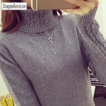 Women Turtleneck Winter Twist Sweater Women 2019 New Long Sleeve Elasticity Knitted Women Sweaters Pullovers Female Casual Tops
Women Turtleneck Winter Twist Sweater Women 2019 New Long Sleeve Elasticity Knitted Women Sweaters Pullovers Female Casual Tops