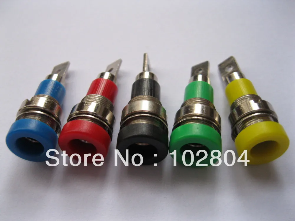 80 pcs Banana Jack for 2mm Banana Plug Length 23mm 5 Colors Nickel plated Insert Type HOT Sale HIGH Quality
80 pcs Banana Jack for 2mm Banana Plug Length 23mm 5 Colors Nickel plated Insert Type HOT Sale HIGH Quality