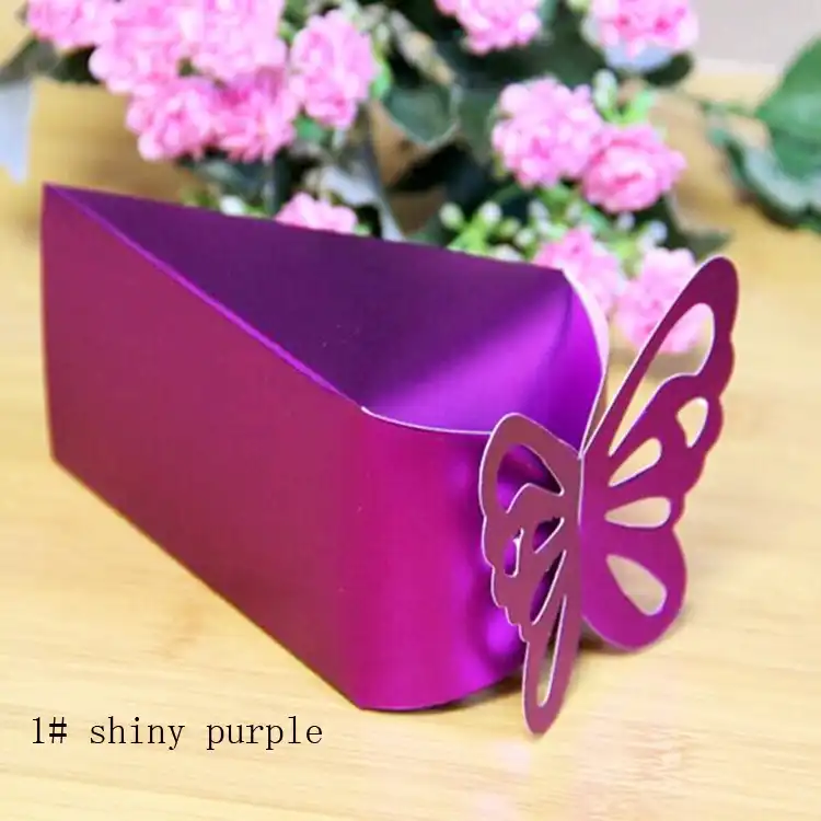 triangles butterfly paper candy box bag gift box wedding party