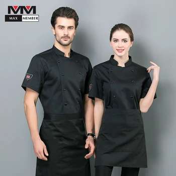 2019 Chef Uniform Work Clothes Summer Short SleevesRestaurant Unisex Kitchen Panaderia Accesorios Shirts Filipinas De Chef
2019 Chef Uniform Work Clothes Summer Short SleevesRestaurant Unisex Kitchen Panaderia Accesorios Shirts Filipinas De Chef