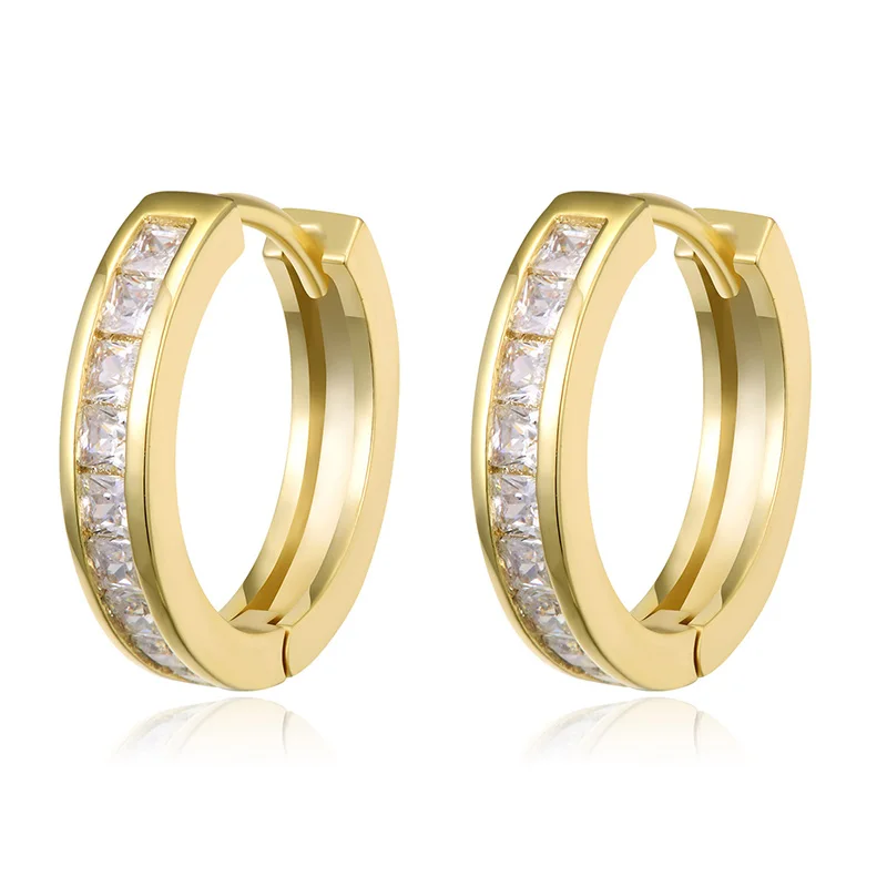 HONGYE 2019 New Small Round Silver Gold Earrings for Women Fashion Jewelry AAA Zircon Clip Earrings Femme Brincos
HONGYE 2019 New Small Round Silver Gold Earrings for Women Fashion Jewelry AAA Zircon Clip Earrings Femme Brincos