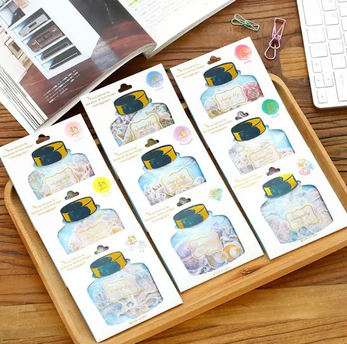 48 pcs/pack Q-LiA Beautiful Classic Jamjelly Drift Bottle Stickers Decorative Mobile Stickers Scrapbooking DIY Craft Stickers
48 pcs/pack Q-LiA Beautiful Classic Jamjelly Drift Bottle Stickers Decorative Mobile Stickers Scrapbooking DIY Craft Stickers