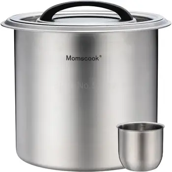 304 stainless steel rice bucket household pest control moisture-proof surface barrel sealed rice storage box 10kg rice cylinder
304 stainless steel rice bucket household pest control moisture-proof surface barrel sealed rice storage box 10kg rice cylinder