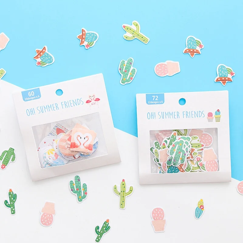 Cute Cactus Flamingo Paper Sticker Cartoon Decoration DIY Diary Scrapbooking Label Stickers Stationery School Supplies
Cute Cactus Flamingo Paper Sticker Cartoon Decoration DIY Diary Scrapbooking Label Stickers Stationery School Supplies