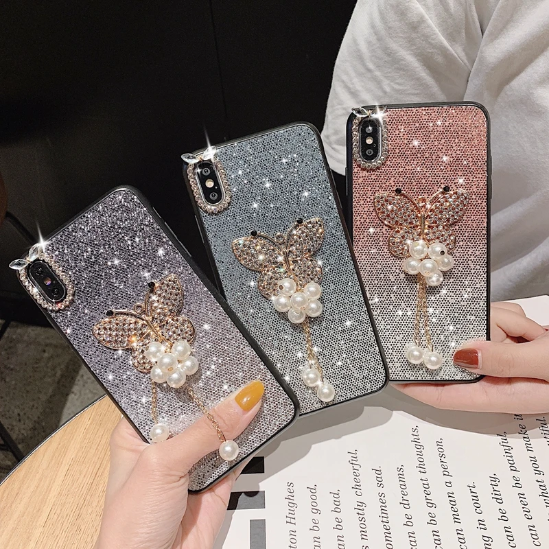 Diamond Gradient Case For Samaung Galaxy J7 J5 J3 2016 2017 Butterfly Pearl Bright Flash Powder Galaxy J2 Pro Prime Shell Cover
Diamond Gradient Case For Samaung Galaxy J7 J5 J3 2016 2017 Butterfly Pearl Bright Flash Powder Galaxy J2 Pro Prime Shell Cover