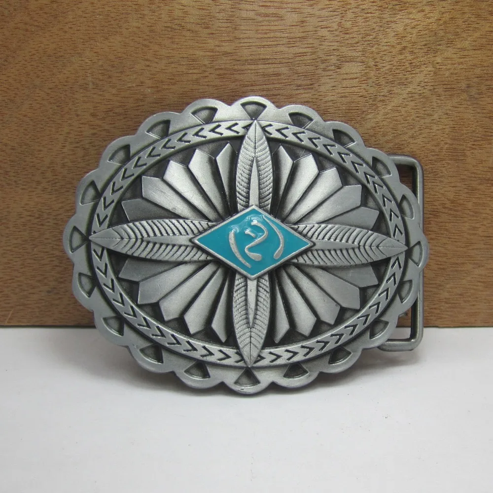 BuckleClub wholesale retro zinc alloy western turquoise cross jeans gift cowboy belt buckle FP-02243 for men 4cm width loop
BuckleClub wholesale retro zinc alloy western turquoise cross jeans gift cowboy belt buckle FP-02243 for men 4cm width loop