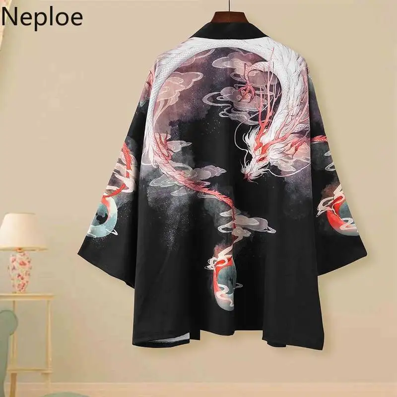 Neploe Japanese Kimono Cardigan Vintage Print Shirts Man Women Harajuku Chimono Coats Blusas Mujer 2019 Loose Casual Tops 39055
Neploe Japanese Kimono Cardigan Vintage Print Shirts Man Women Harajuku Chimono Coats Blusas Mujer 2019 Loose Casual Tops 39055