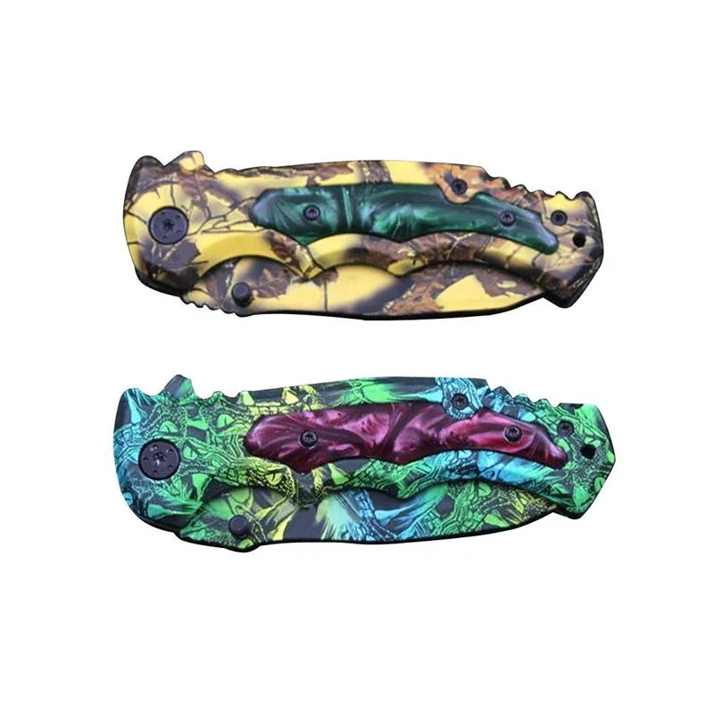 1pcs High Hardness Outdoor Camping Tactical Survival 3D Colorful Coating Stainless Steel Folding Knife Cool Swiss Army Knives
1pcs High Hardness Outdoor Camping Tactical Survival 3D Colorful Coating Stainless Steel Folding Knife Cool Swiss Army Knives