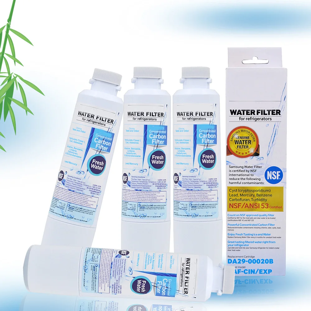 NEW Household Water Purifiers Refrigerator Water Filter Cartridge Activated Carbon Replacement for Samsung DA29-00020B 4 Pcs/lot
NEW Household Water Purifiers Refrigerator Water Filter Cartridge Activated Carbon Replacement for Samsung DA29-00020B 4 Pcs/lot