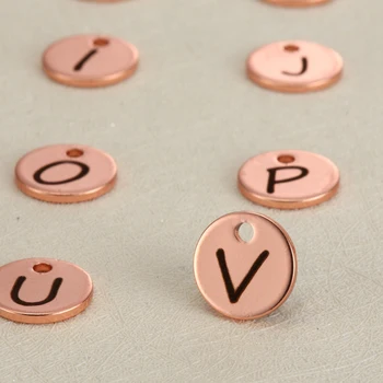 26 A-Z Letter Dangle Charms Stailess Steel Rose Gold 10mm Charms For Necklace Bracelet Jewelry (each 2pcs)
26 A-Z Letter Dangle Charms Stailess Steel Rose Gold 10mm Charms For Necklace Bracelet Jewelry (each 2pcs)