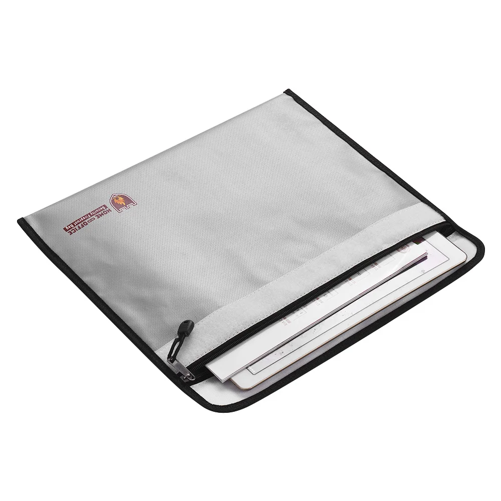 Fireproof Document Bag Silicone Coated Fire Resistant Money File Folder Holder Organizer Safe Storage for Office Home
Fireproof Document Bag Silicone Coated Fire Resistant Money File Folder Holder Organizer Safe Storage for Office Home