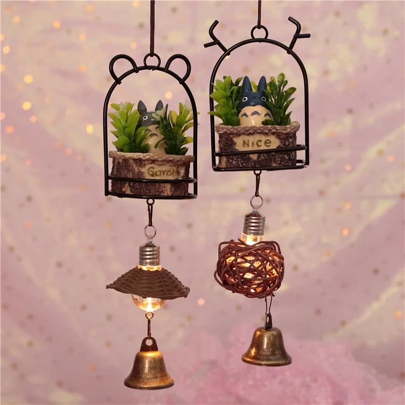 SIBAOLU Anime Totoro Wind Chimes Children Festival Gifts Cartoon Animal Wind Chime With Bell Night Light Room Pendant
SIBAOLU Anime Totoro Wind Chimes Children Festival Gifts Cartoon Animal Wind Chime With Bell Night Light Room Pendant