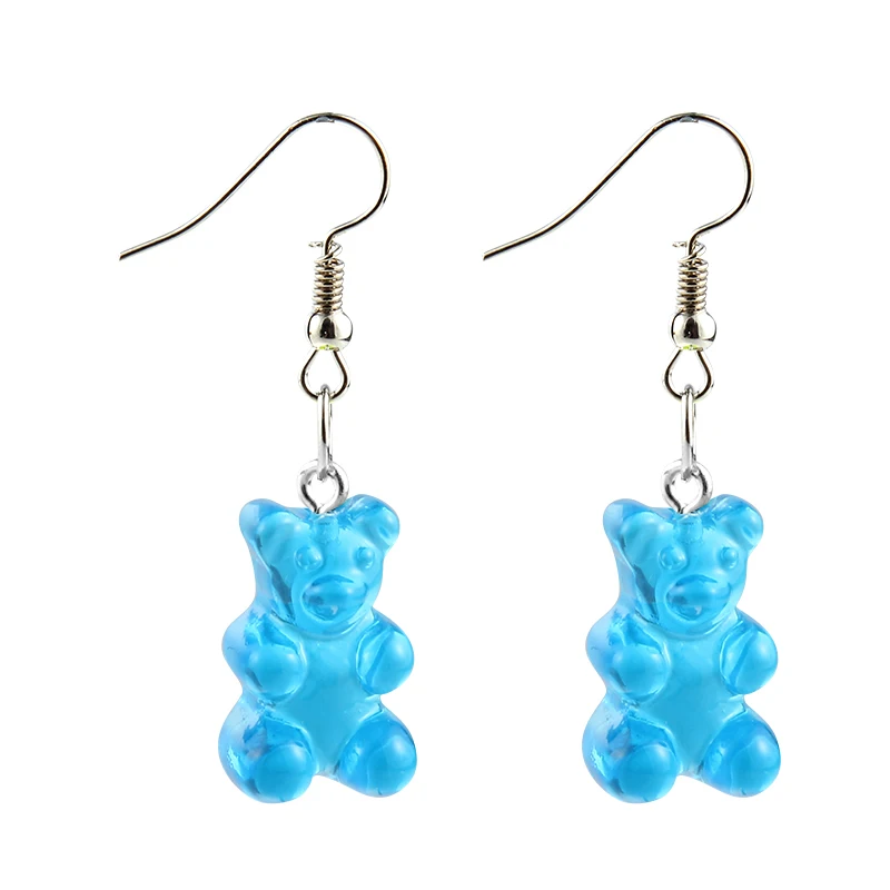 New Colorful Resin Bear Cute Animal Dangling Earrings For Woman Girls Long Drop Ears Jewelry Gift
New Colorful Resin Bear Cute Animal Dangling Earrings For Woman Girls Long Drop Ears Jewelry Gift