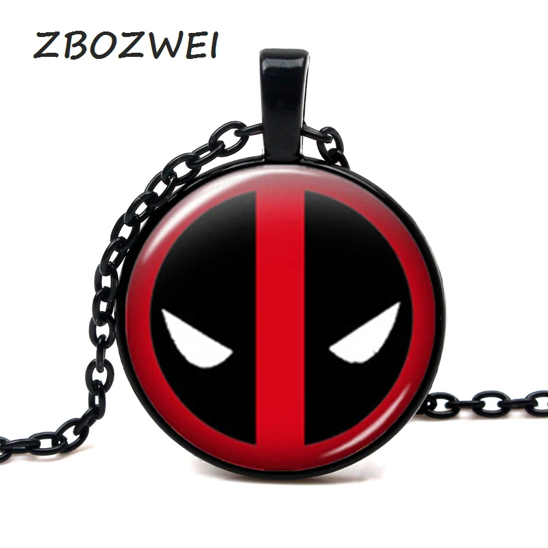 3 Colors Europe and the United States Deadpool selling animation peripheral products dead mortal Deadpool logo time gem necklace
3 Colors Europe and the United States Deadpool selling animation peripheral products dead mortal Deadpool logo time gem necklace