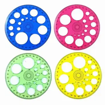 QONE 300 Pieces Colorful 360 Degree Circular Plastic Protractor Ruler Template (Random 4 Colors)
QONE 300 Pieces Colorful 360 Degree Circular Plastic Protractor Ruler Template (Random 4 Colors)
