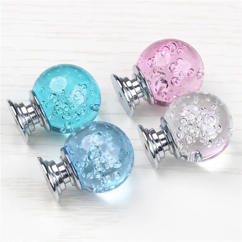 Crystal Transparent Bubble Round Ball Door Knob Modernized Single Hole Cabinet Pulls Closet Drawer Kitchen Furniture Pull Handle
Crystal Transparent Bubble Round Ball Door Knob Modernized Single Hole Cabinet Pulls Closet Drawer Kitchen Furniture Pull Handle