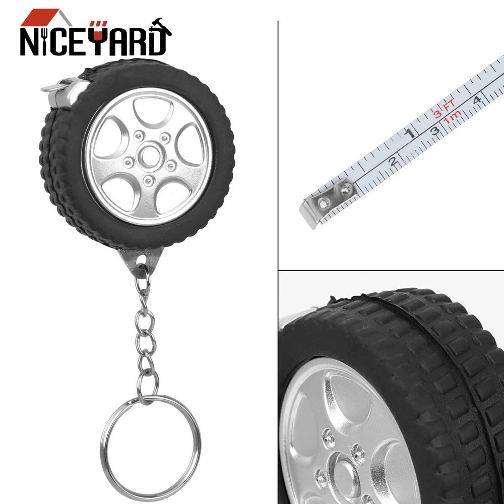 NICEYARD Centimeter/Feet Keychain Ruler Tape Measure for Travel Camping Tire Shape 1m Mini Retractable Tape Sewing Tool
NICEYARD Centimeter/Feet Keychain Ruler Tape Measure for Travel Camping Tire Shape 1m Mini Retractable Tape Sewing Tool