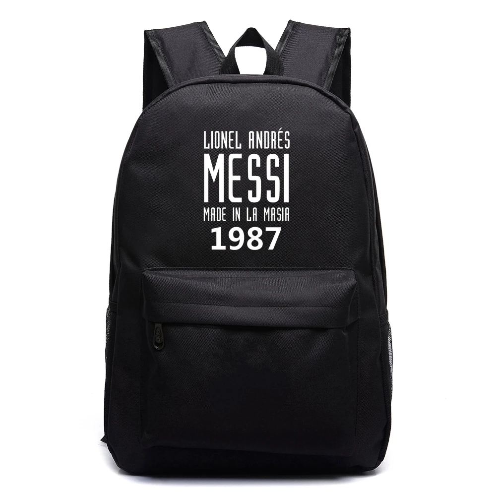 Messi Foot Ball Canvas Bag Backpack Boys Girls School Bag For Teenagers Men Women Large Capacity RuckSack Travel Laptop Bag
Messi Foot Ball Canvas Bag Backpack Boys Girls School Bag For Teenagers Men Women Large Capacity RuckSack Travel Laptop Bag