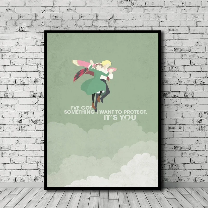 Howls Moving Castle Poster Anime Art Canvas Painting Print Wall Art Home Decor No Frame
Howls Moving Castle Poster Anime Art Canvas Painting Print Wall Art Home Decor No Frame