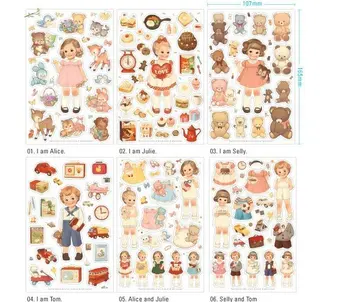 10pack/lot kawaii girl paper sticker pvc sticker Decoration Ablum Diary Scrapbooking Label Stickers
10pack/lot kawaii girl paper sticker pvc sticker Decoration Ablum Diary Scrapbooking Label Stickers