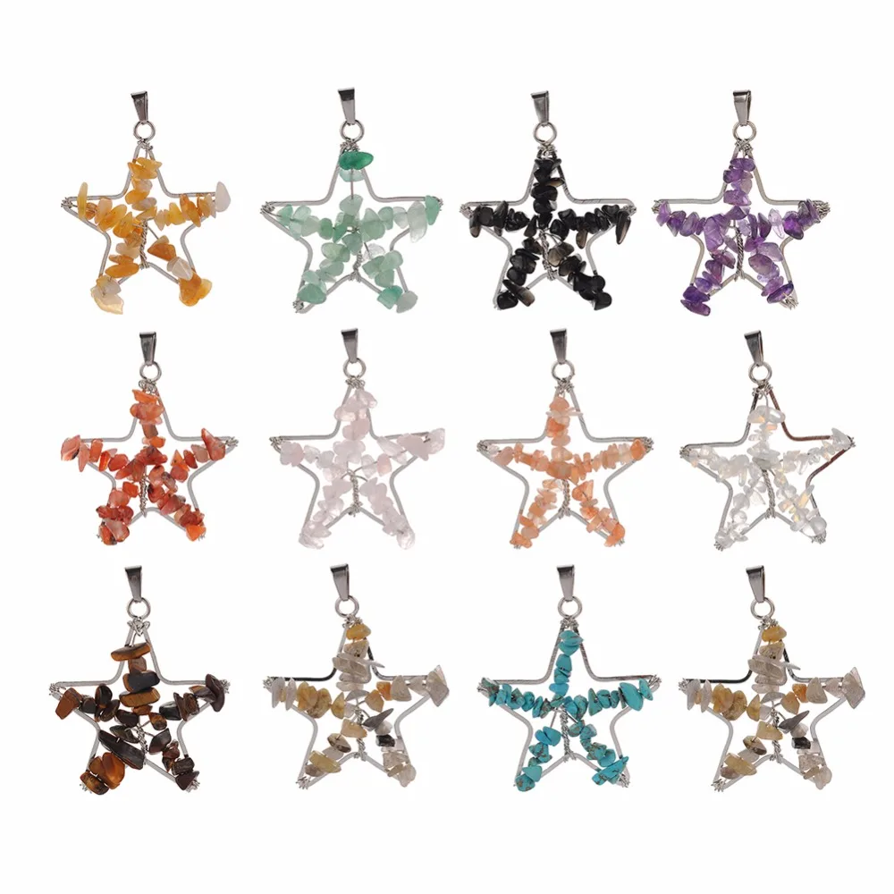 Natural Pendant Chakra Quartz Stone Pentagram star Tree of Life pendulum Pendant DIY Charm Healing Reiki Beads For Women Jewelry
Natural Pendant Chakra Quartz Stone Pentagram star Tree of Life pendulum Pendant DIY Charm Healing Reiki Beads For Women Jewelry