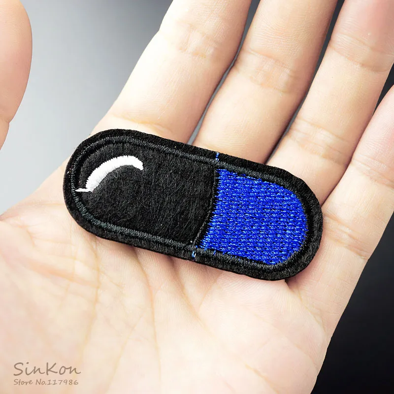 Capsule (Size:2.6X6.0cm) DIY Cloth Badges Patch Embroidered Applique Sewing Label Clothes Stickers Apparel Accessories
Capsule (Size:2.6X6.0cm) DIY Cloth Badges Patch Embroidered Applique Sewing Label Clothes Stickers Apparel Accessories