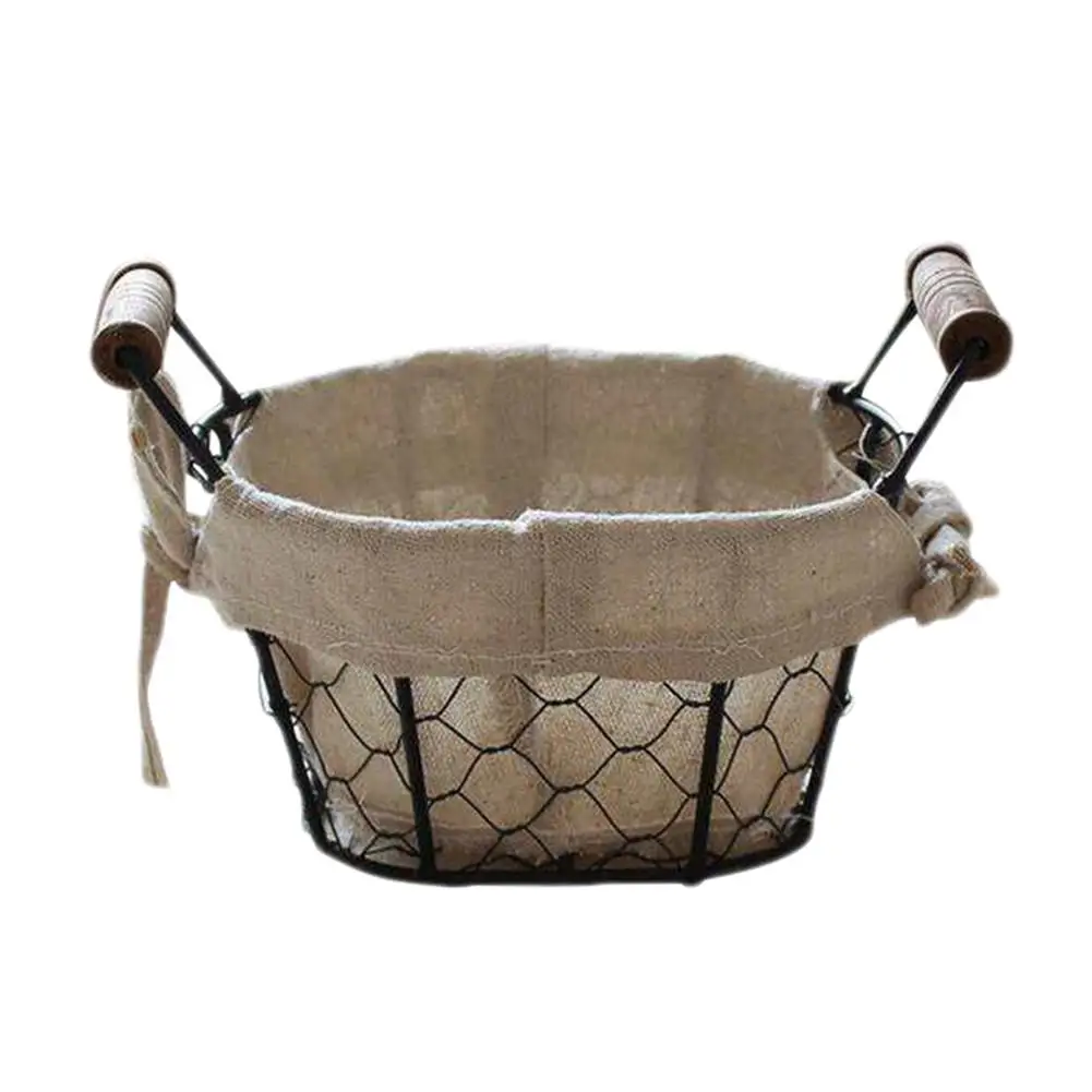 Iron Art Wire Sundries Storage Basket Desktop Grocery Organizer Small Fruit Bowl Portable Mini Basket
Iron Art Wire Sundries Storage Basket Desktop Grocery Organizer Small Fruit Bowl Portable Mini Basket