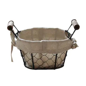 Iron Art Wire Sundries Storage Basket Desktop Grocery Organizer Small Fruit Bowl Portable Mini Basket
Iron Art Wire Sundries Storage Basket Desktop Grocery Organizer Small Fruit Bowl Portable Mini Basket