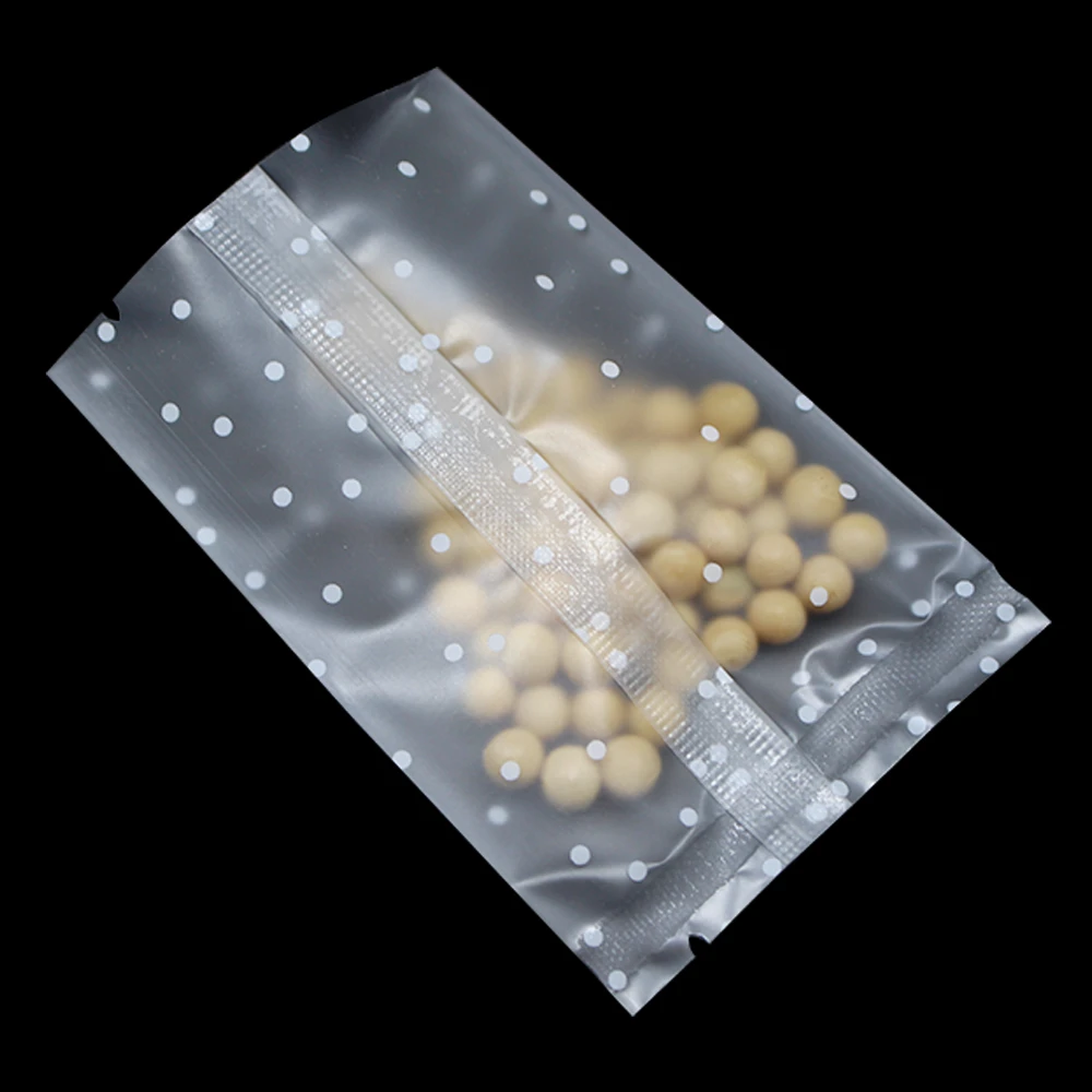 200Pcs /lot Open Top Matte Clear Rose Dots Star Printed Candy Biscuits Package Bag Plastic Heat Sealing Snack Bakery Pack Pouch
200Pcs /lot Open Top Matte Clear Rose Dots Star Printed Candy Biscuits Package Bag Plastic Heat Sealing Snack Bakery Pack Pouch